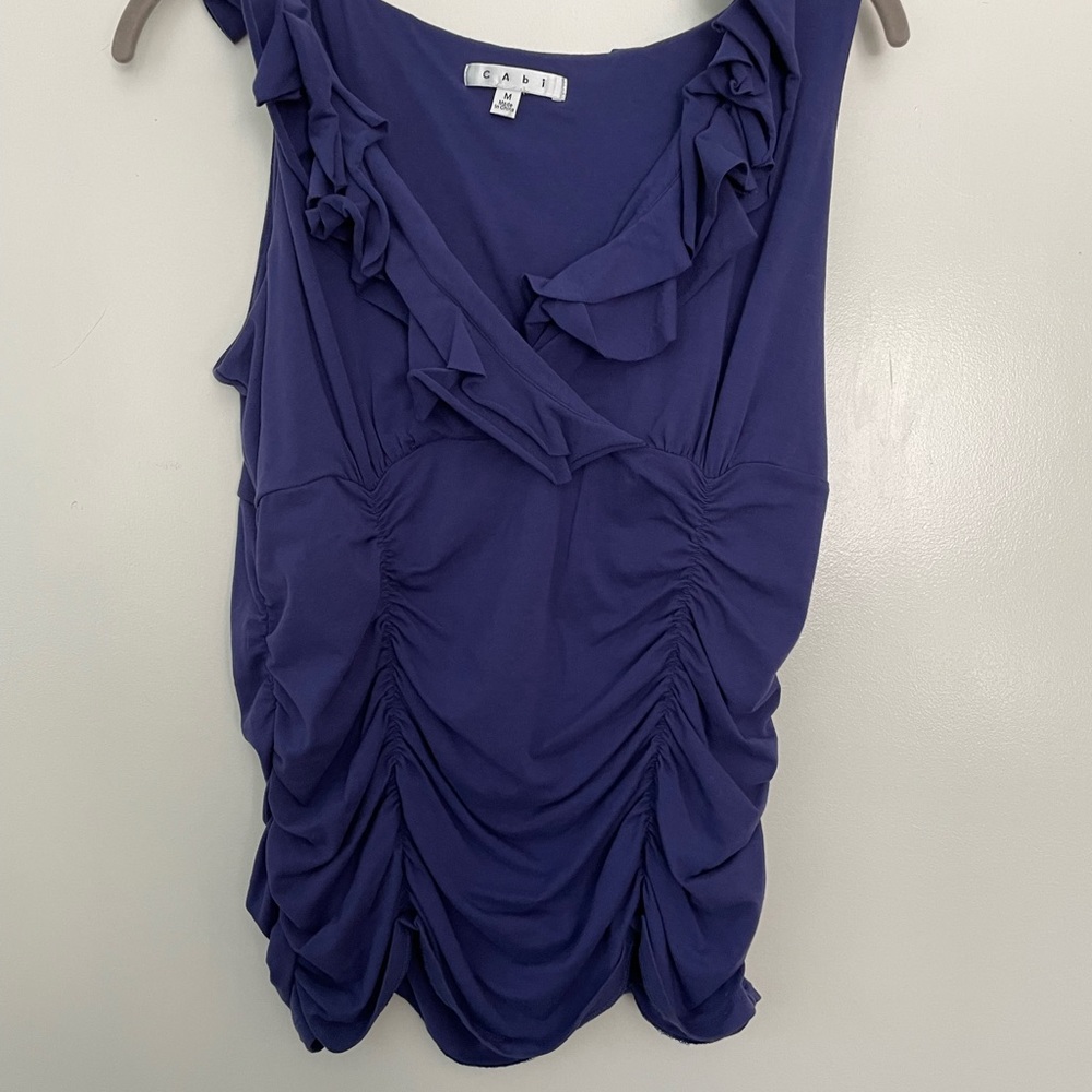 Cabi purple blue size medium style 322 perfect condition